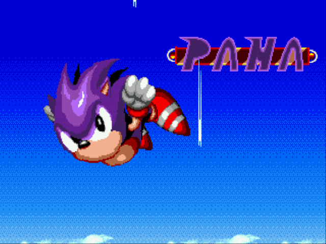 Pana Der Hejhog (Sonic 1 hack) Title Screen